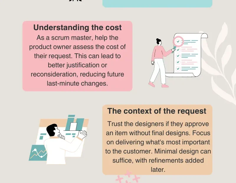 Your product owner has pushed to include a user story in the upcoming sprint but the design is not yet finalised How do you react?